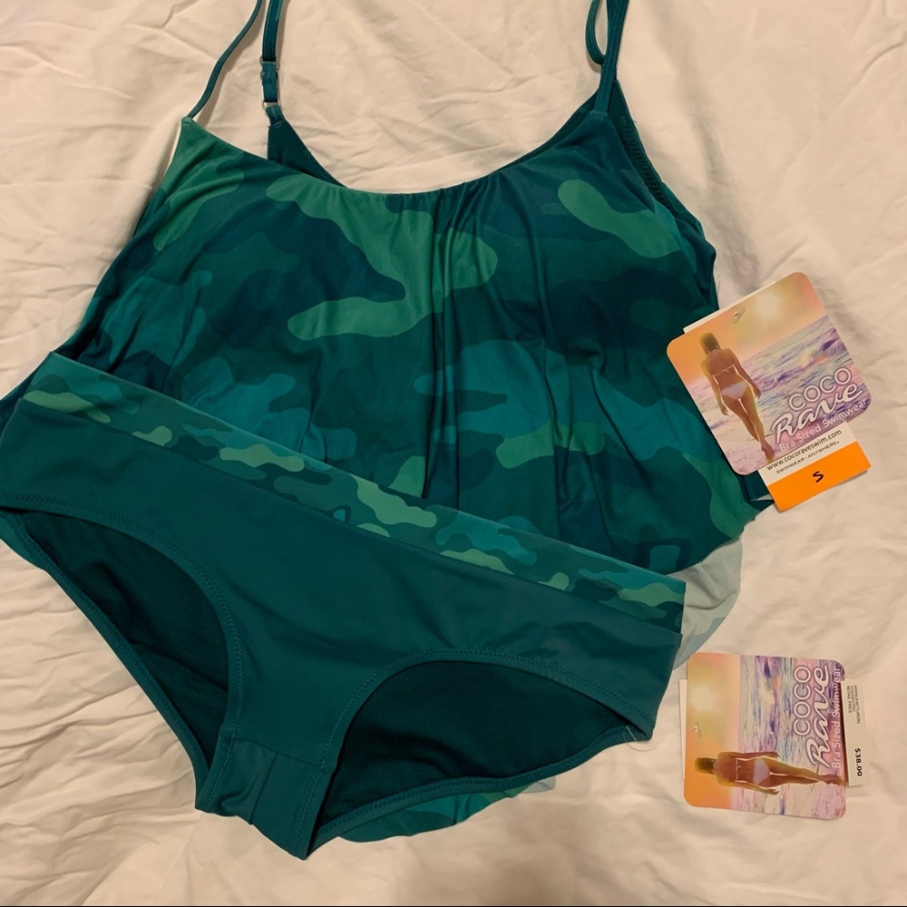 NWT Coco Rave swim tankini set